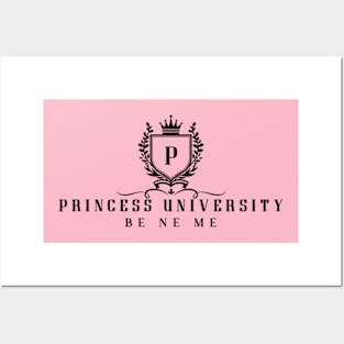 Princess University "Beneme" {"take me"} - DARK FONT - Maeve De Voe Posters and Art